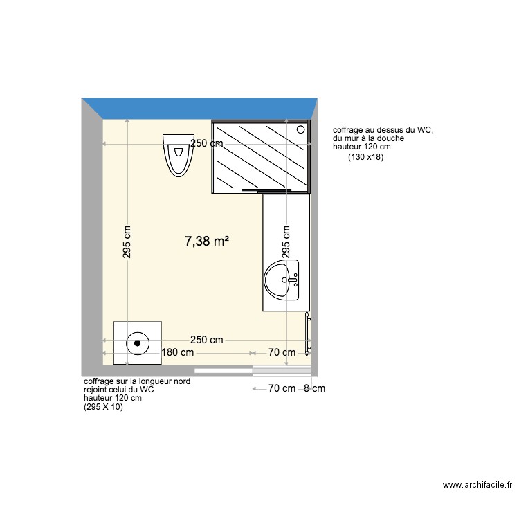 salle de bain 16 novembre 2021. Plan de 0 pièce et 0 m2