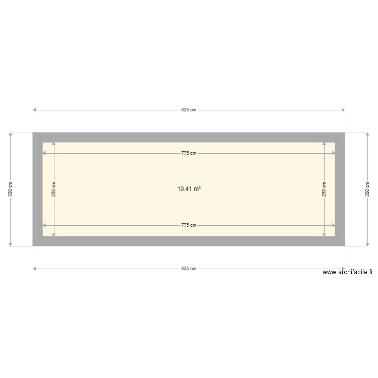 GARAGE. Plan de 0 pièce et 0 m2