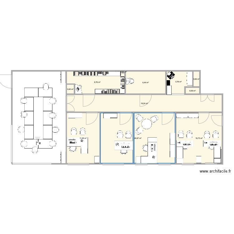 BUREAU EHPAD. Plan de 0 pièce et 0 m2