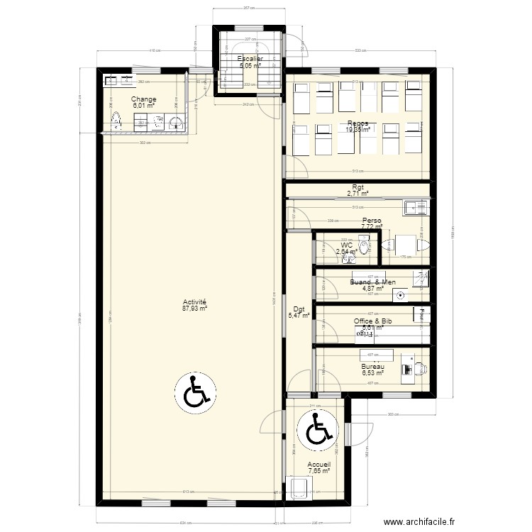 78 TRAPPES 42 LECLERC PROJET URBA ArL 180622. Plan de 24 pièces et 323 m2