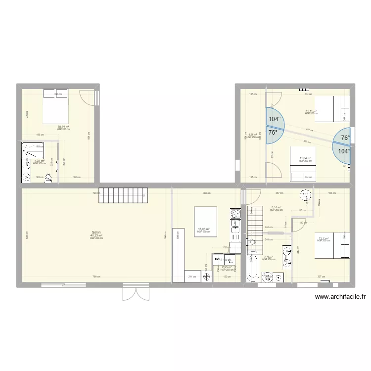 Maison Cierrey. Plan de 