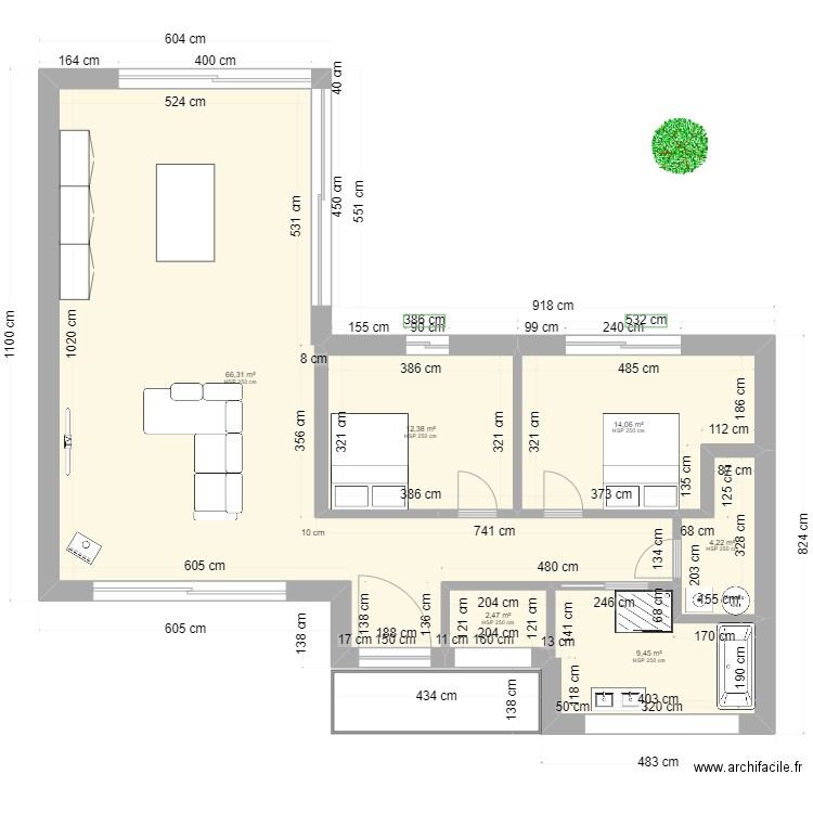 permis 2 stella 6. Plan de 0 pièce et 0 m2