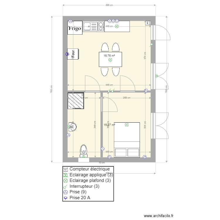 Plan Ryan Lefevre. Plan de 0 pièce et 0 m2