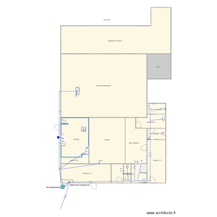 morin 1319 ass. Plan de 15 pièces et 296 m2