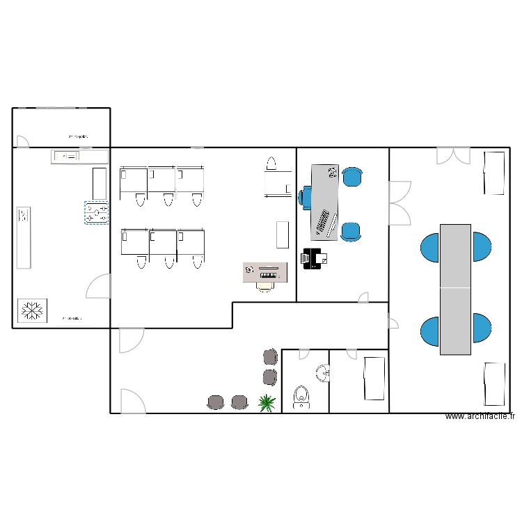 plan eurolab . Plan de 7 pièces et 859 m2