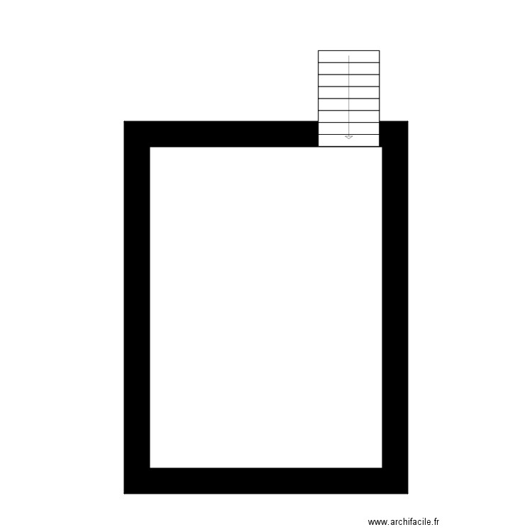 Plan Les Parroches. Plan de 9 pièces et 227 m2