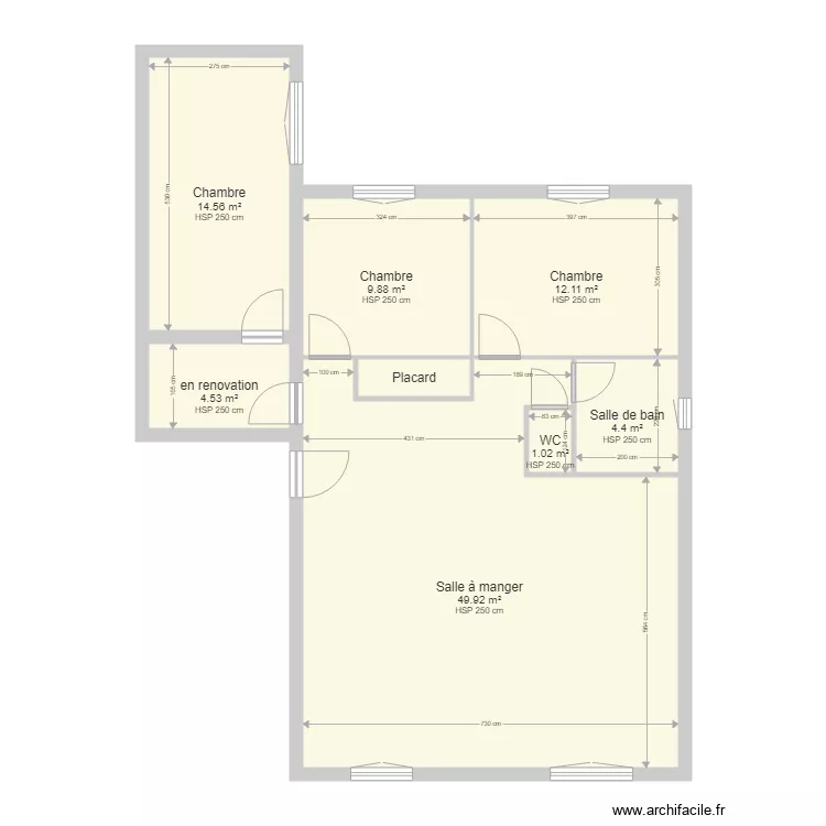 keita claire. Plan de 