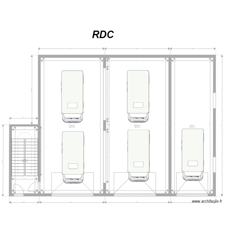 Dépot RDC. Plan de 0 pièce et 0 m2
