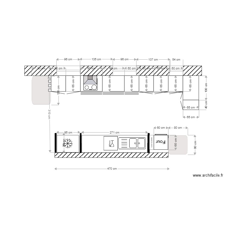 PLAN CUISINE. Plan de 0 pièce et 0 m2