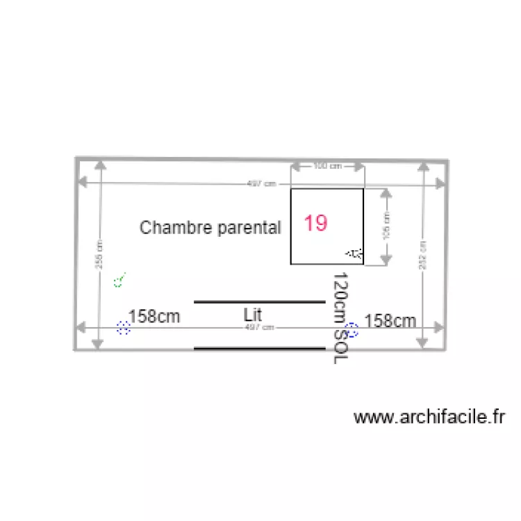 CHAMBRE PARENTAL1. Plan de 