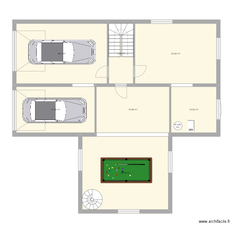 Maison Cuvat - Agran. Plan de 7 pièces et 130 m2