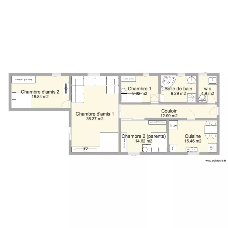 P&eacute;r&eacute; Alicia2. Plan de 