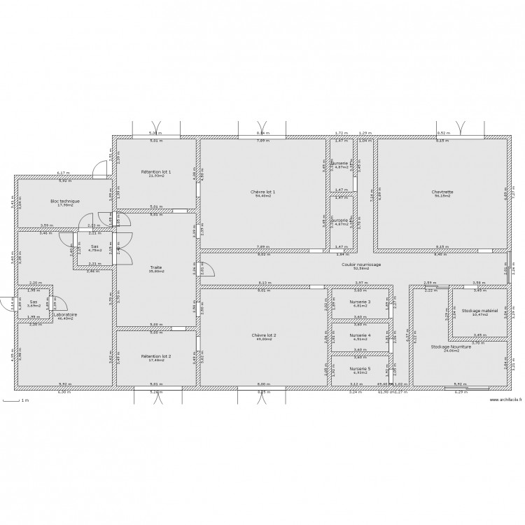 Chevrerie. Plan de 0 pièce et 0 m2