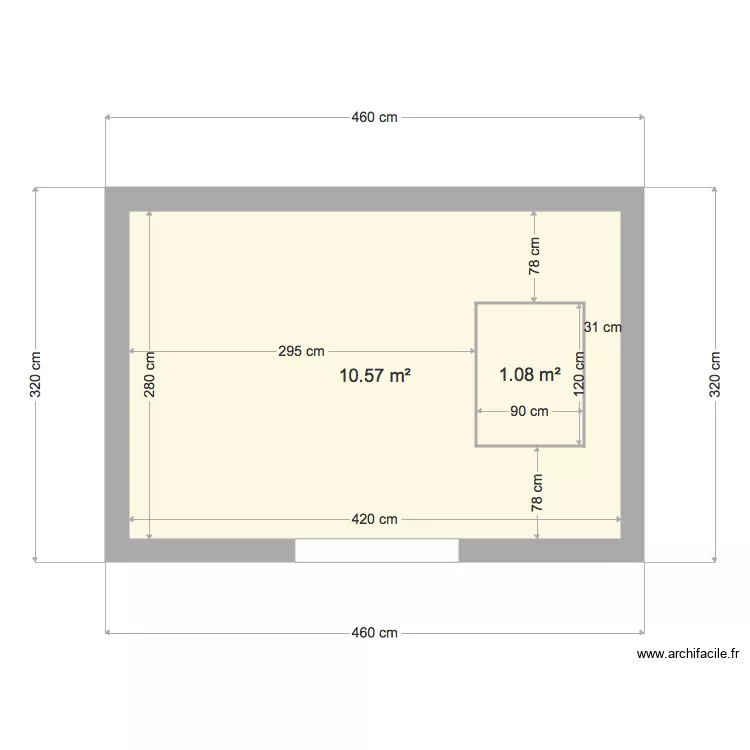 terrasse nord 2 . Plan de 