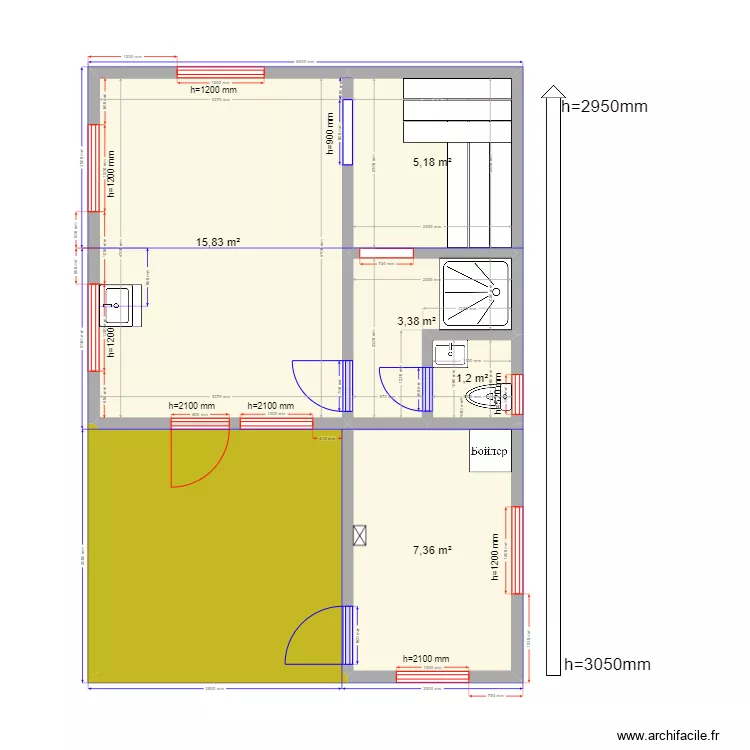 Киржач 1. Plan de 