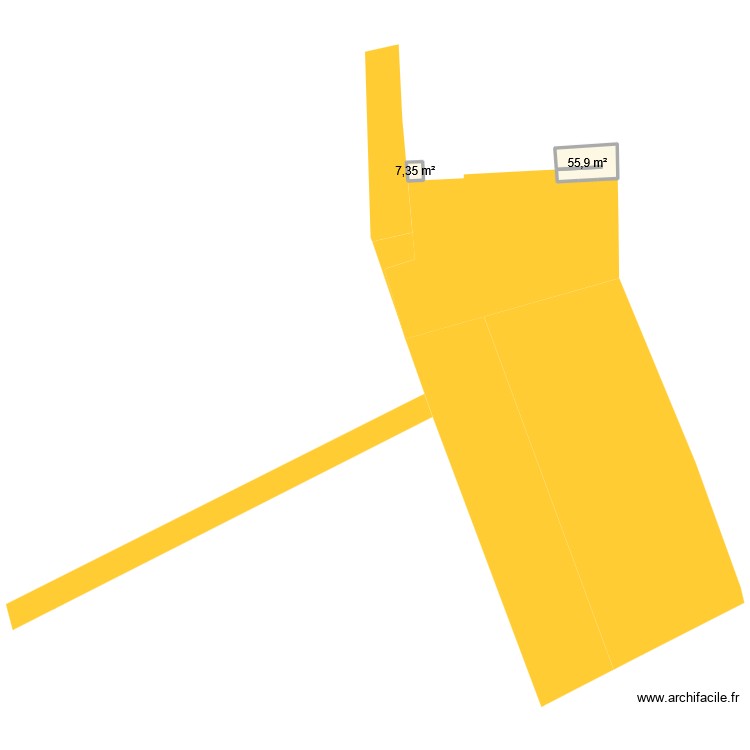SUD potager et champ. Plan de 0 pièce et 0 m2