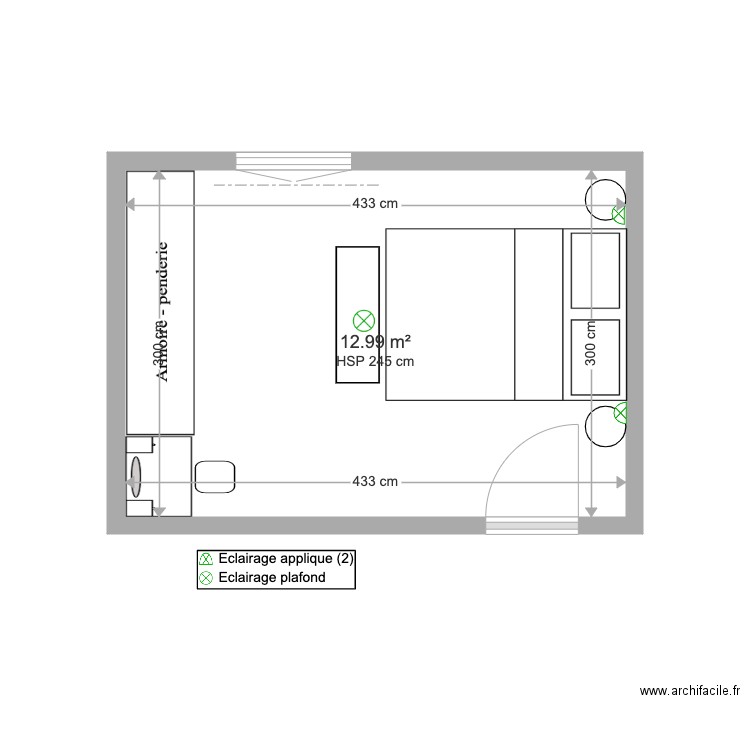 NATACHA CHAMBRE. Plan de 0 pièce et 0 m2