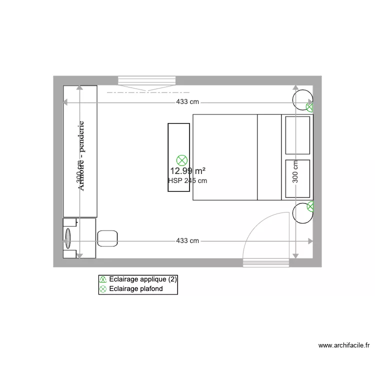 NATACHA CHAMBRE. Plan de 