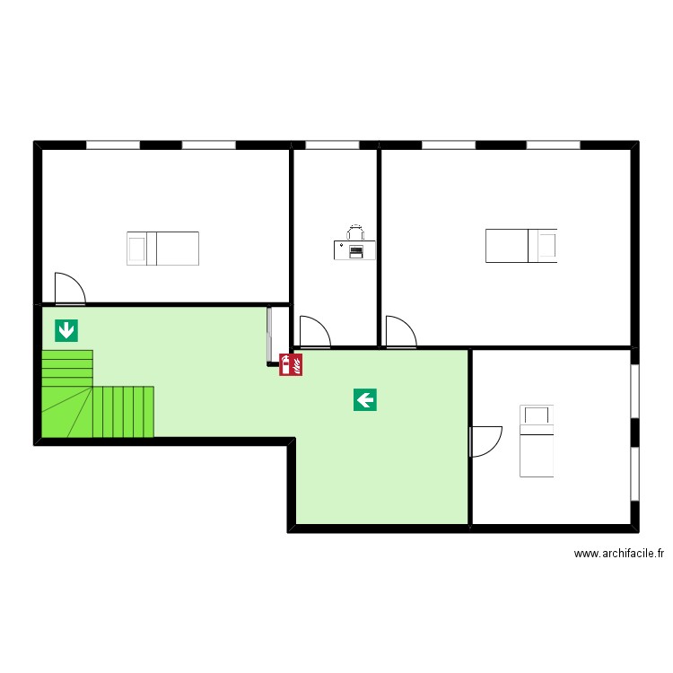 Coucou sous-sol. Plan de 0 pièce et 0 m2