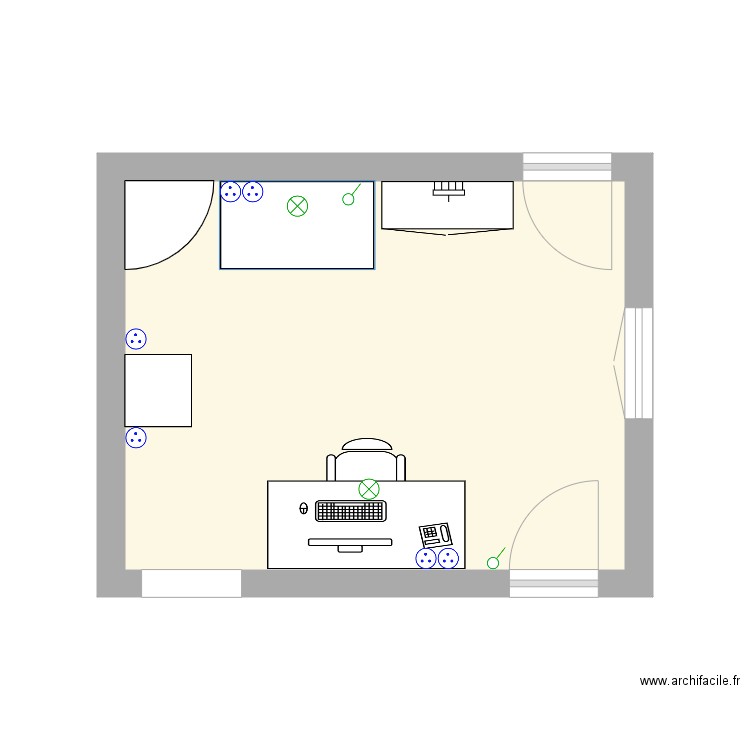 bureau elec. Plan de 0 pièce et 0 m2