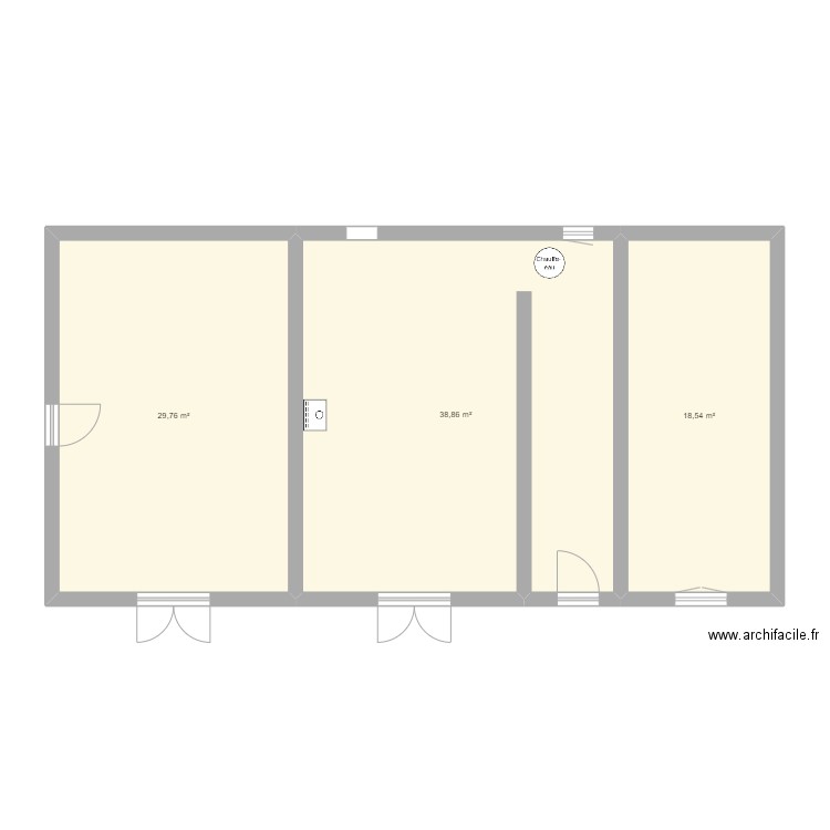 Gite. Plan de 0 pièce et 0 m2