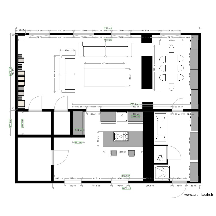 montarnasse. Plan de 0 pièce et 0 m2