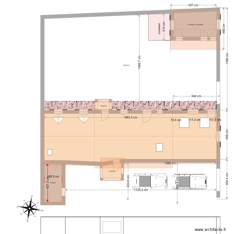 MAISON AVANT PROJET de la REMISE. Plan de 0 pièce et 0 m2