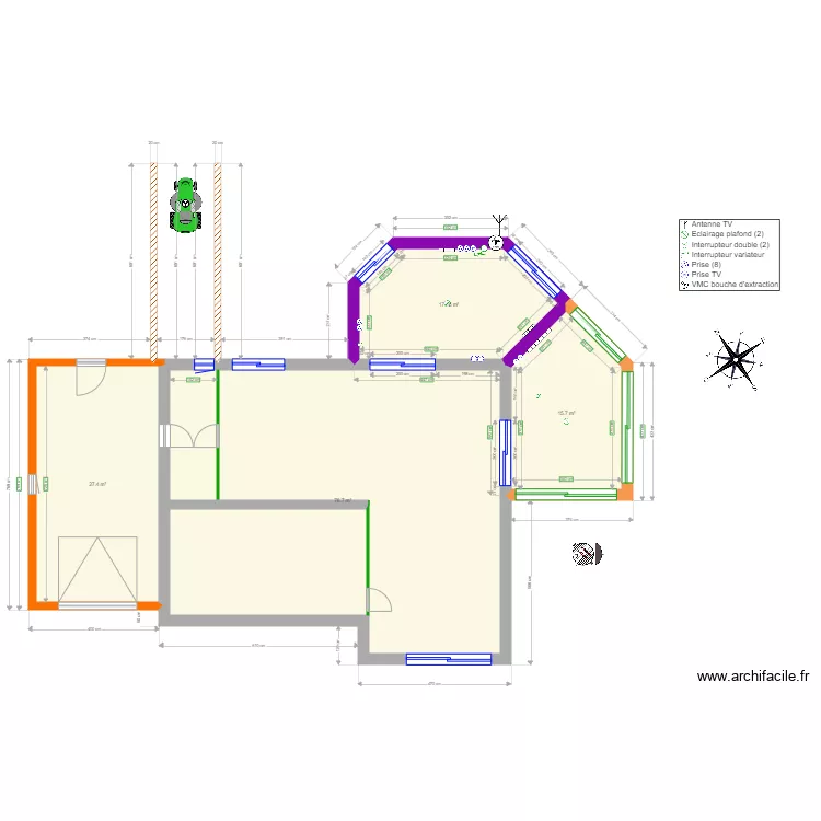 Projet Extension Les Alluets 2. Plan de 