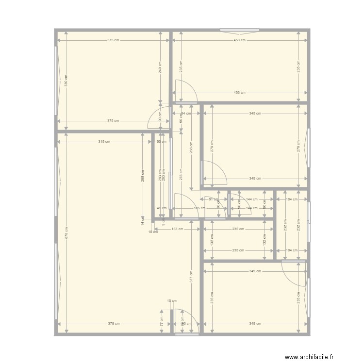 appartement gateau. Plan de 0 pièce et 0 m2