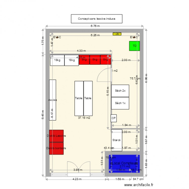 Louveigne projet3 non lessive. Plan de 0 pièce et 0 m2