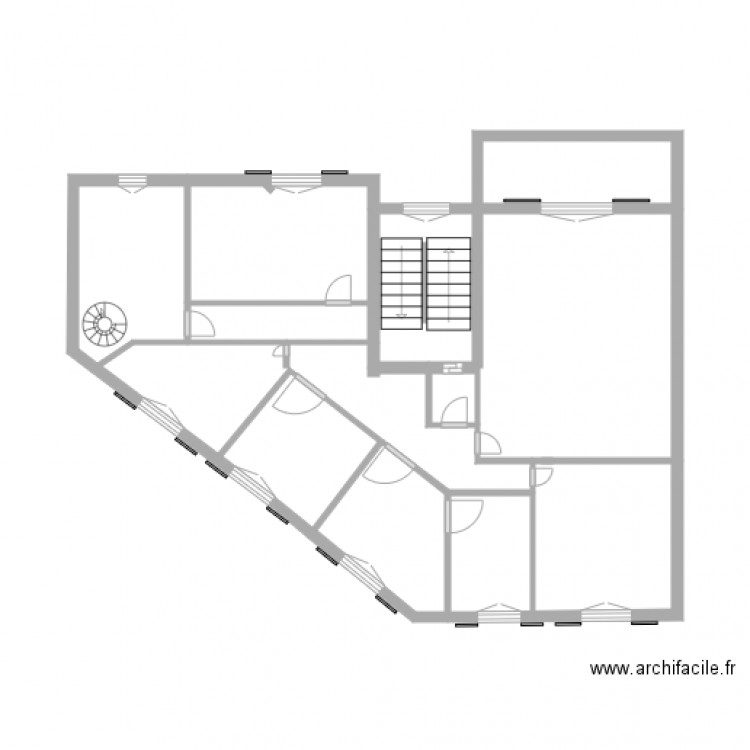 st et 1er étage. Plan de 0 pièce et 0 m2