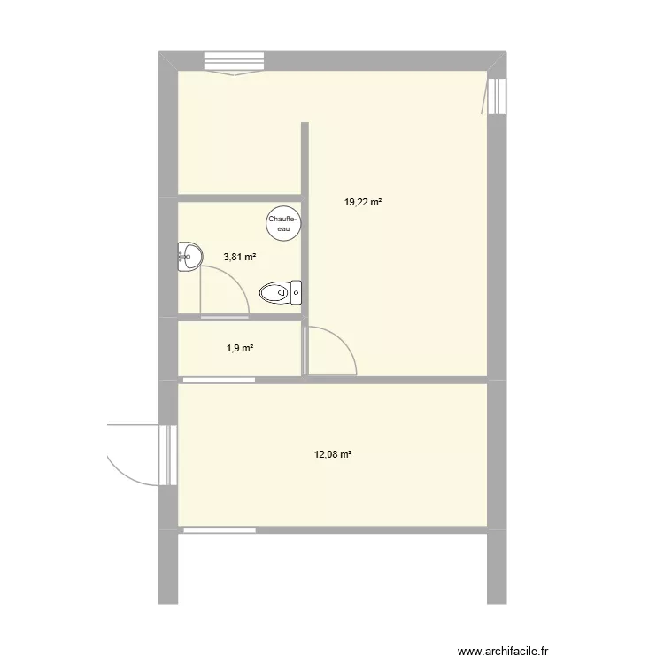 Emmerin2. Plan de 4 et 37 m² Emmerin2. Plan de 4 et 37 m²