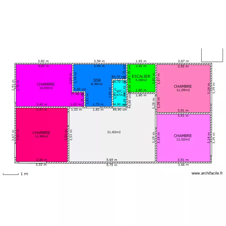 SIMPLE JULIEN ETAGE. Plan de SIMPLE JULIEN ETAGE. Plan de