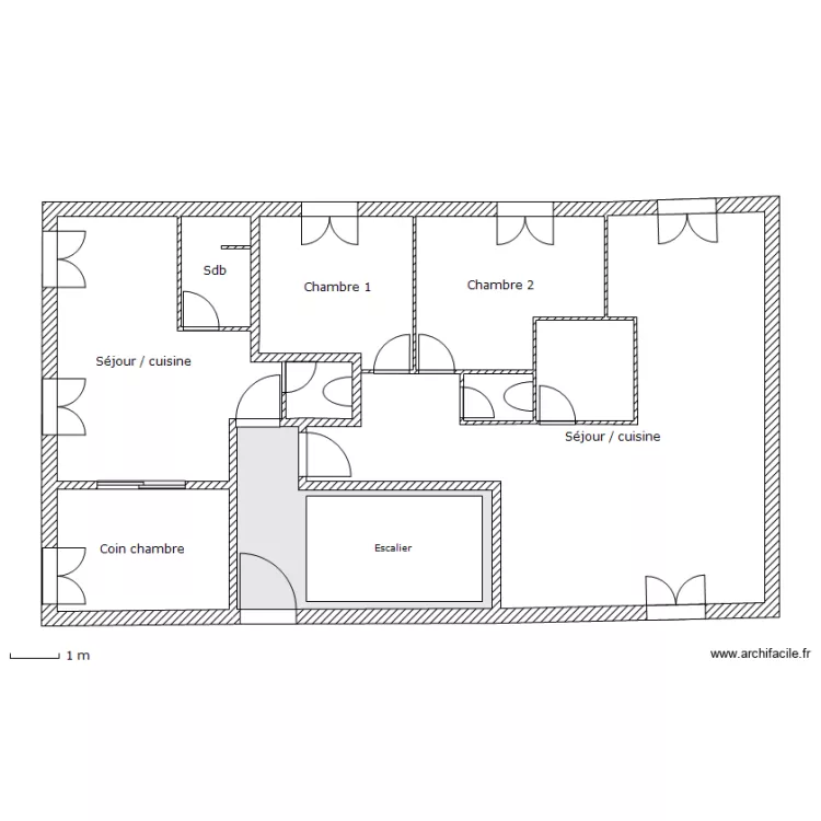 cavaillon etage 1. Plan de 