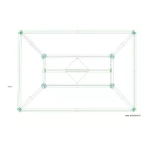 plan toiture vue du dessus