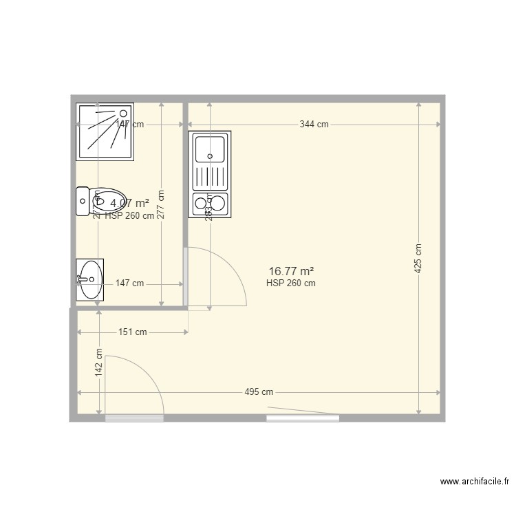 DERIVATION N14. Plan de 0 pièce et 0 m2