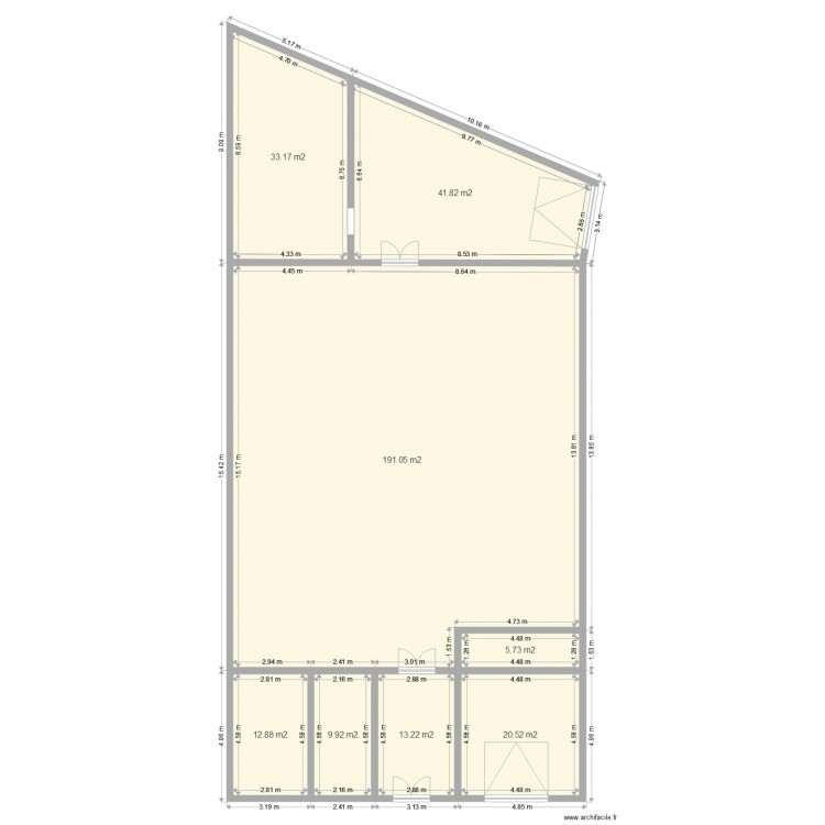 maubel. Plan de 0 pièce et 0 m2