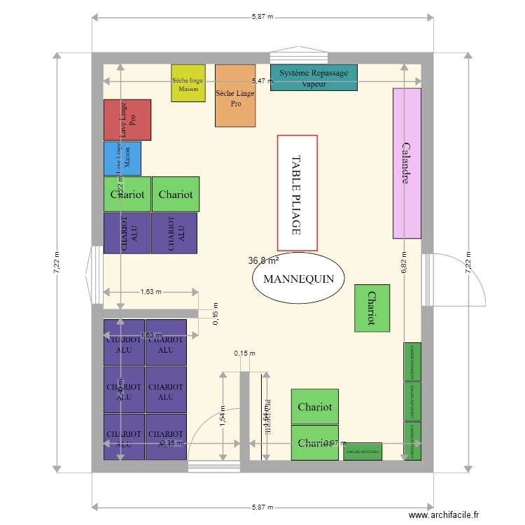 Blanchisserie du Nessay V21. Plan de 0 pièce et 0 m2