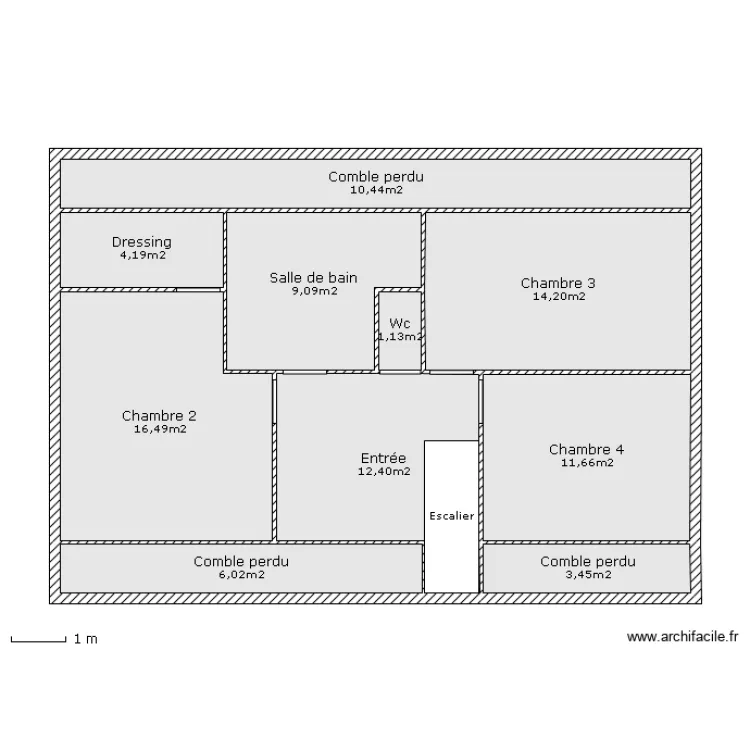 mob fritus etage 2. Plan de 