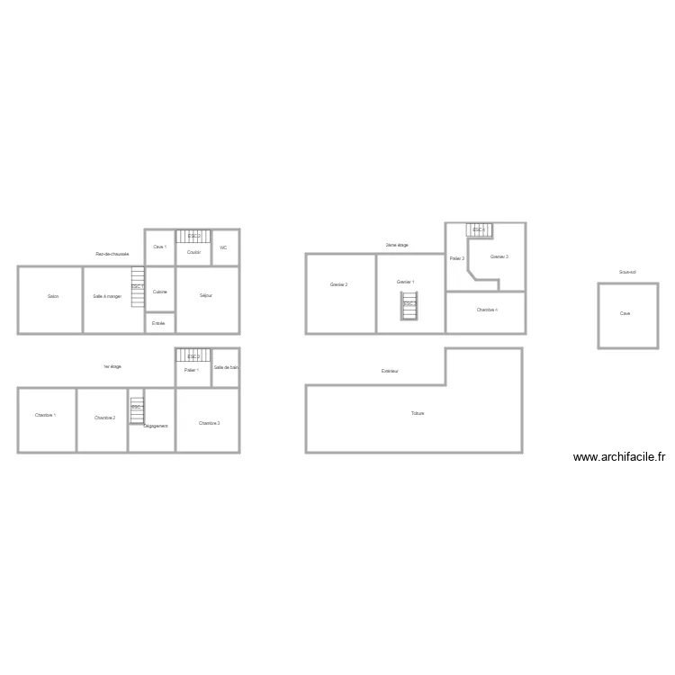 VIVIER GUYON. Plan de 