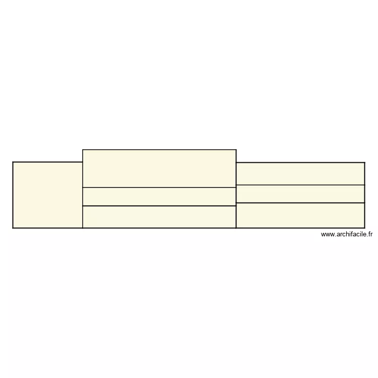 facade nord. Plan de 