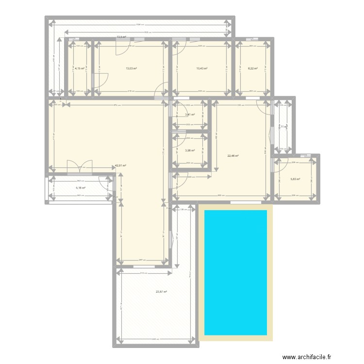 Amenagement 2. Plan de 0 pièce et 0 m2