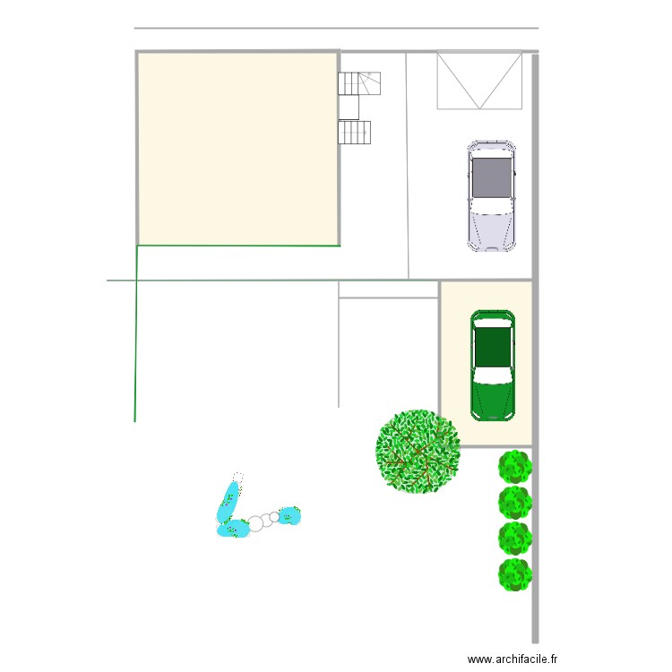 Garage. Plan de 0 pièce et 0 m2