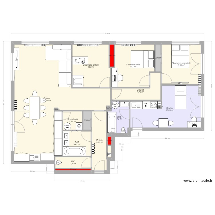GP2 projet 1. Plan de 0 pièce et 0 m2