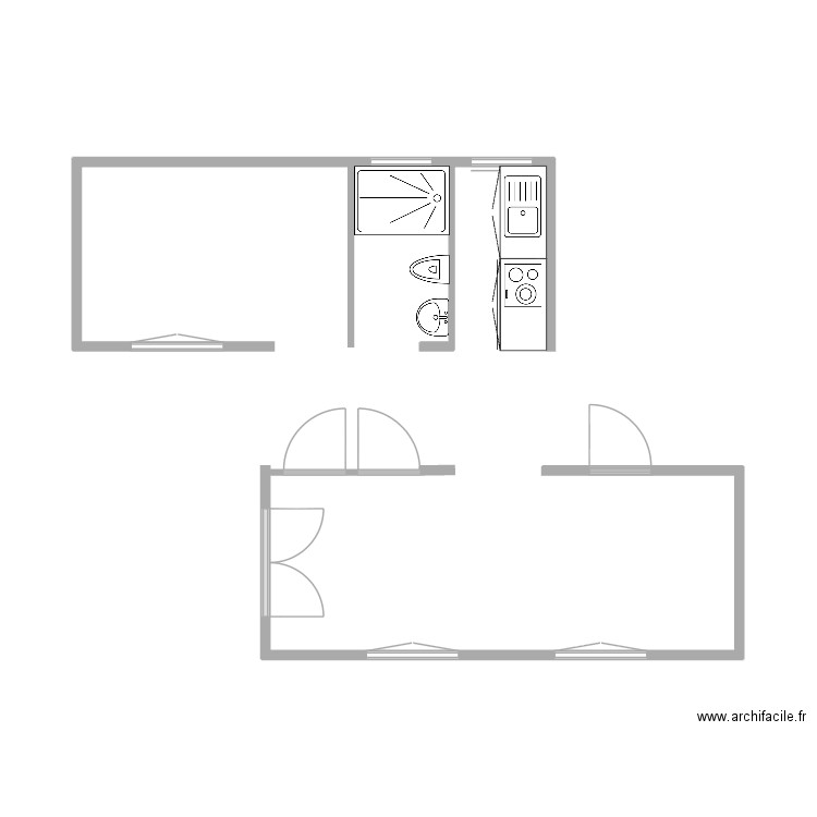 2 niveaux. Plan de 0 pièce et 0 m2