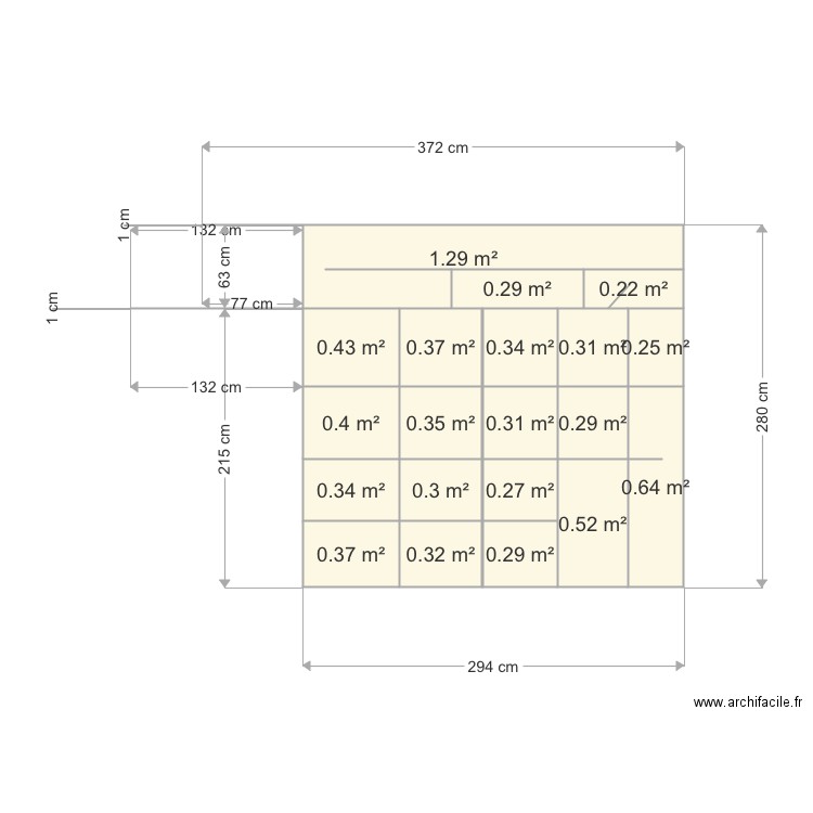 Meuble. Plan de 0 pièce et 0 m2