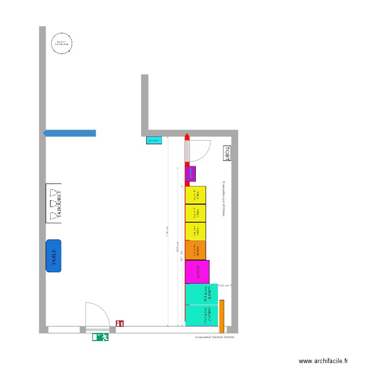 PLAN LAVERIE MUE 76370 NEUVILLE LES DIEPPES. Plan de 0 pièce et 0 m2