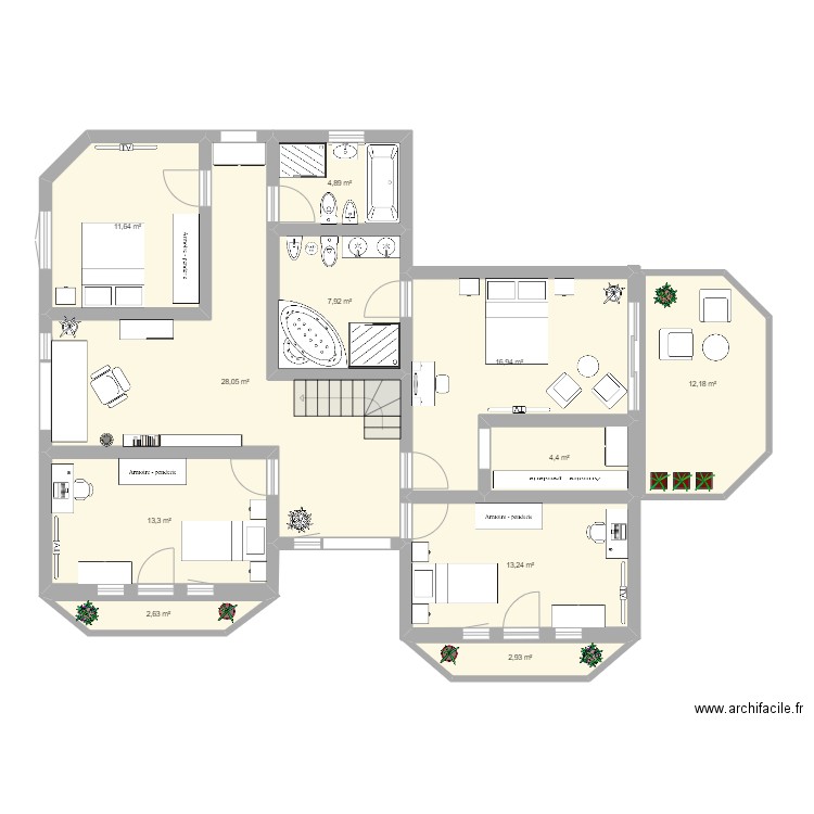 mi casa piso 2. Plan de 0 pièce et 0 m2