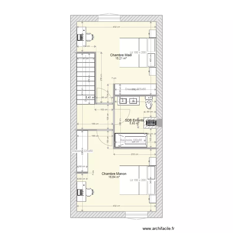 Bas Jarret Vougy. Plan de 