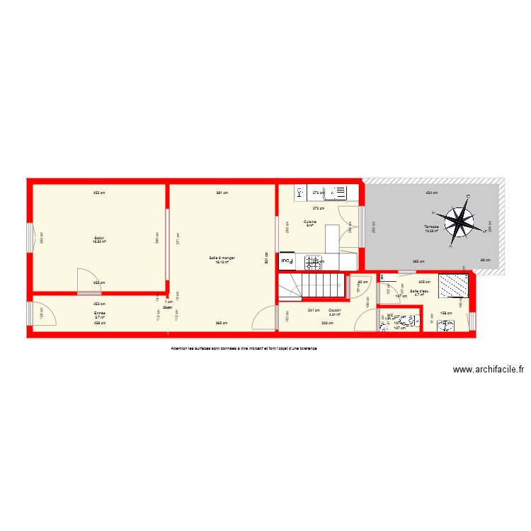 BI4683 RDC coté. Plan de 0 pièce et 0 m2